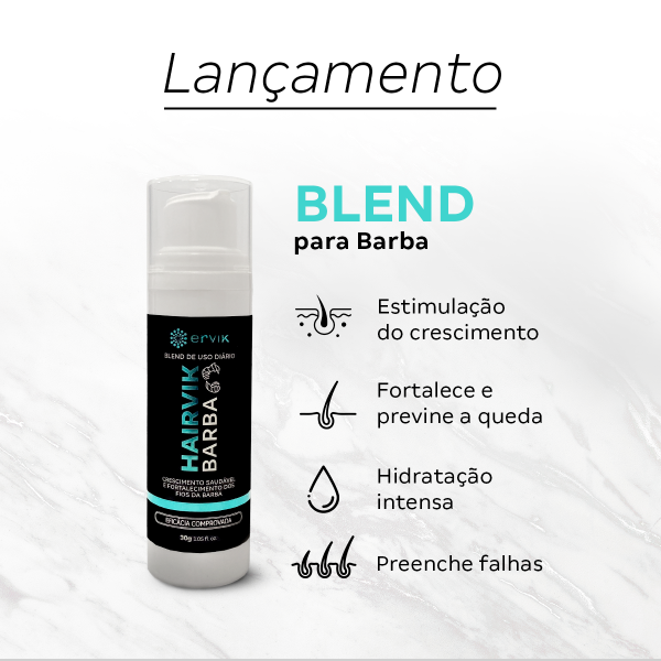 Hairvik Blend de Crescimento para Barba