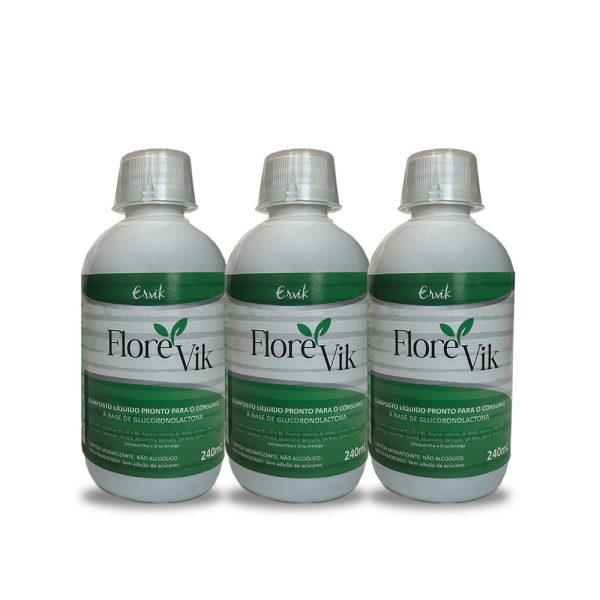 Kit Florevik Suplemento para Saúde Digestiva - 3 Unidades