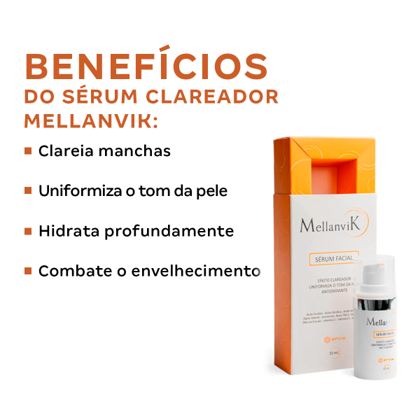 Kit Reposição Sérum Clareador de Manchas Mellanvik